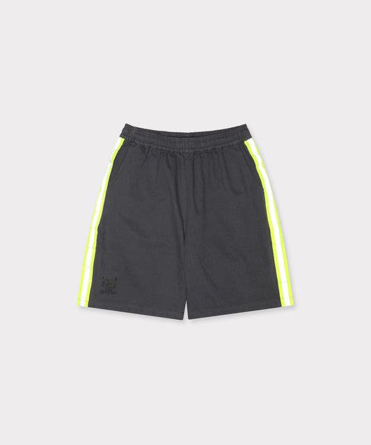 RELAXED COTTON TWILL WORK SHORT (GREY)
