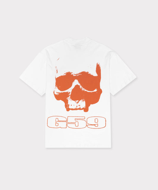 SKULL LOGO T-SHIRT (RUST ORANGE)
